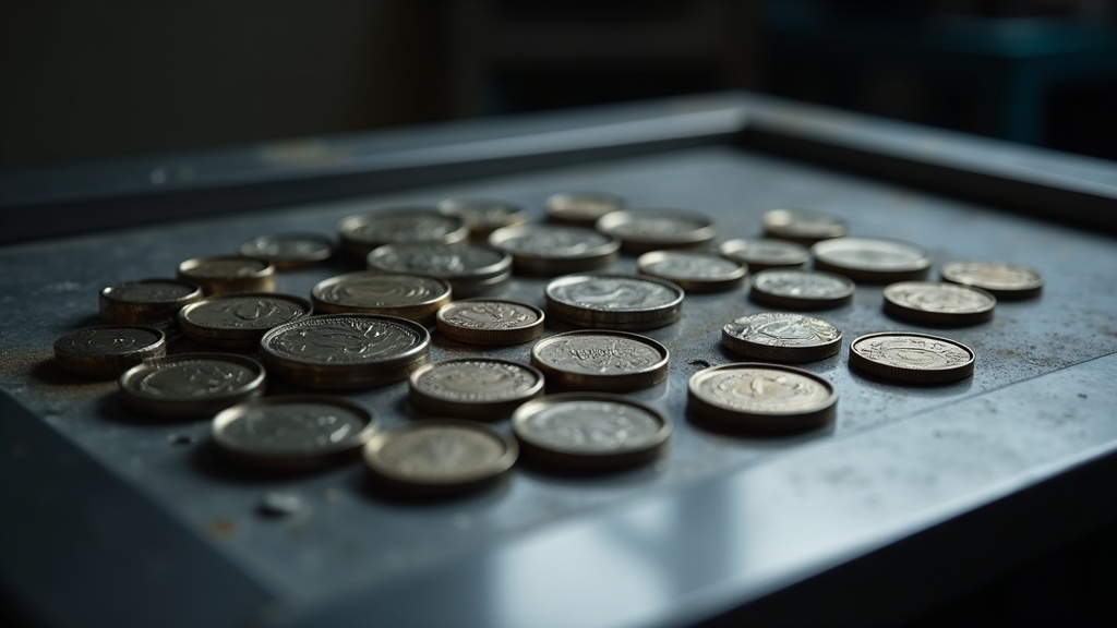 Coin planchets and minting dies used to strike bullion and collector coins