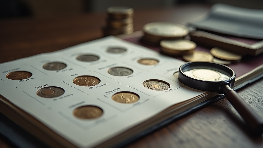 Coin album and holders illustrating common beginner coin storage mistakes