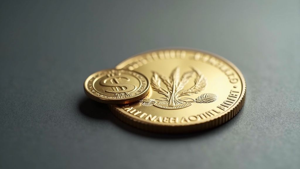 Graded coin slab beside a loose bullion coin illustrating trust and verification when choosing a coin dealer