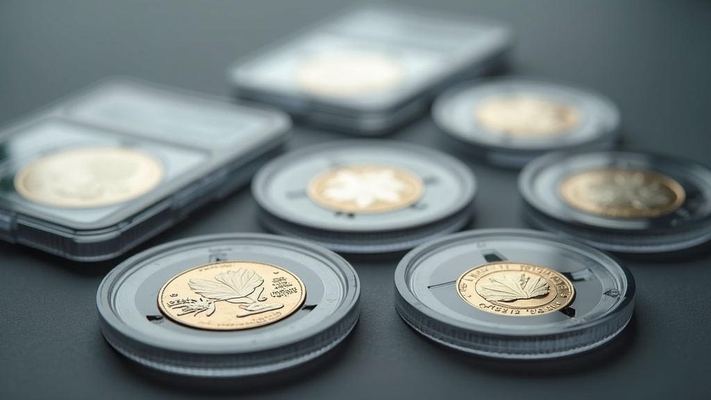 Graded coin slabs illustrating how coin population reports work