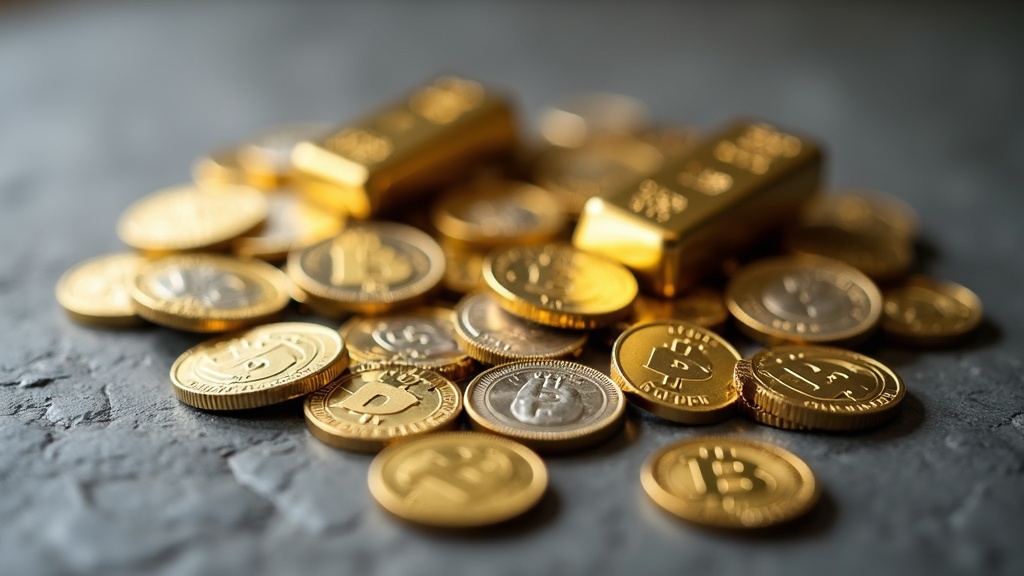 Gold and silver bullion coins representing precious metals in a diversified portfolio