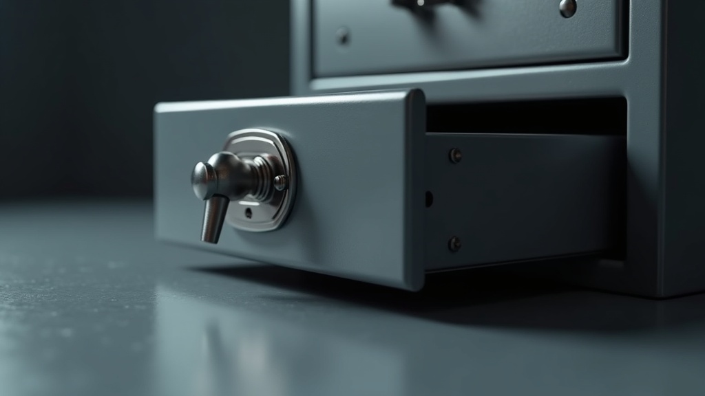 Steel safe deposit box drawer illustrating what a safe deposit box does and doesn't protect against