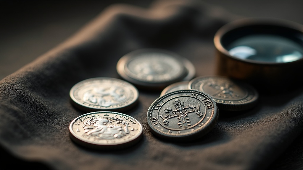 Spanish colonial cob coins and milled eight reales coins compared side by side