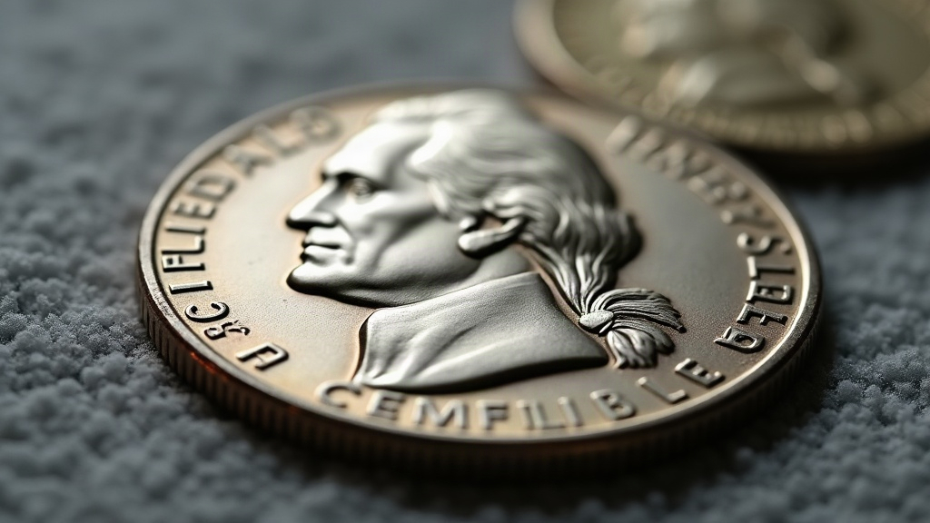 Side-by-side macro comparison of Jefferson nickels showing a sharply struck Monticello reverse next to a weakly struck example